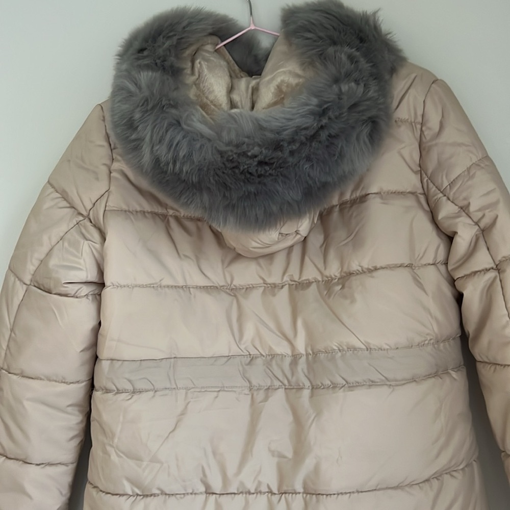 NWT Sun Miss Collection Ladies Faux Fur Trimmed Hooded PufferJacket - Picture 7 of 7